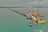 Sandar perdana kapal penumpang di Pulau Subi