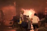Tujuh petak kios dan cucian motor ludes terbakar di Abepura