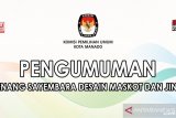 KPU Manado umumkan pemenang maskot dan jingle pilkada