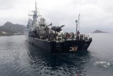 Tiga KRI siaga tempur pengamanan laut Natuna