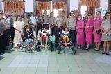 Polres Tomohon anjangsana di Panti Sayap Kasih