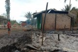 Polsek Kaureh selidiki kebakaran yang menghanguskan tiga unit rumah
