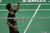 Meski menang di partai pertama, lapangan licin kendala bagi Anthony