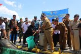 Gubernur Arinal minta Danlanal jaga perairan Lampung dari pencurian ikan