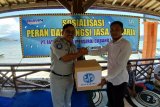 Jasa Raharja Lampung lakukan sosialisasi di Pulau Pahawang