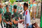 Kasdam Cenderawasih serahkan bantuan bagi korban kebakaran di Bucen IV Jayapura