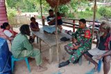 Babinsa ajak warga Kampung Tomerau Merauke menjaga kesehatan