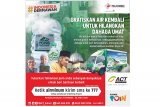 Sediakan air minum gratis di masjid dan pesantren melalui Telkomsel POIN mu