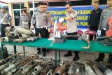 Ratusan knalpot bolong dimusnahkan