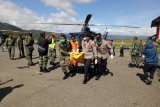 12 Jenazah penumpang-awak helikopter Mi-17 dievakuasi ke Oksibil