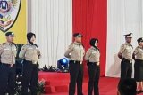 Pagi ini seragam baru satpam diperkenalkan