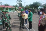 Bagikan masker, Kodim Muara Teweh libatkan generasi milenial