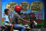 Mural sosialisasi pilkada serentak 2020