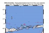 Gempa Larantuka disebabkan sesar geser Flores