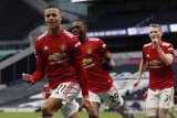 MU jaga rekor tandang sempurna setelah pecundangi Tottenham 3-1