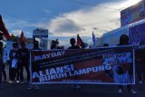 Buruh di Lampung peringati 