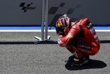 Pembalap Australia Miller berurai air mata raih kemenangan pertama bagi Ducati