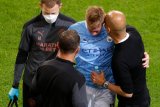 De Bruyne patah tulang hidung dan rongga mata