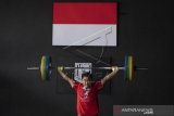 Latihan Mandiri Eko Yuli Jelang Olimpiade