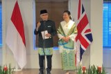 Dubes RI Desra Percaya serahkan surat kepercayaan kepada Ratu Inggris Elizabeth II