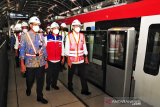 Presiden bangga LRT Jabodebek sepanjang 44 km