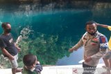 Seorang wanita tewas usai berenang di wisata Danau Biru Kolut