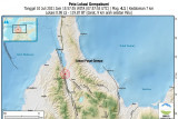 Palu diguncang gempa tektonik magnitudo 4,1