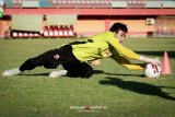 Kiper Madura United sibuk jadi pemateri berbagai seminar selama libur latihan