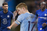 Jorginho, Kante dan De Bruyne bersaing jadi Pemain Terbaik UEFA 2020/21