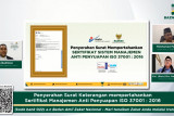 BAZNAS  pertahankan sertifikasi manajemen antisuap ISO 37001:2016