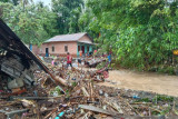 Banjir bandang landa delapan kelurahan di Kota  Lubuk Linggau Sumsel
