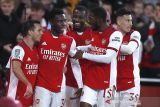 Arsenal lancar menuju perempat final Piala Liga Inggris