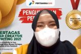 Pewarta Antara juarai kompetisi penulisan Pertagas 2021