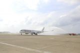 The Soekarno-Hatta Airport held a ceremonial welcomes aircraft carrying G20 delegates