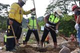 PT Semen Padang kembali  lakukan penghijauan di area reklamasi tambang