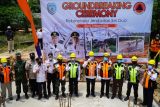 'Ground breaking' rekonstruksi Jembatan Sei Liku dan Guci