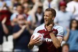 Tomas Soucek selamatkan West Ham united yang nyaris dipermalukan Burnley