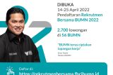 Rekrutmen bersama BUMN ditutup dua hari lagi, cek daftar lowongan kerja di PLN