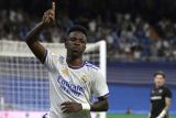 Real Madrid lumat Levante enam gol tanpa balas, Vinicius Junior bikin 