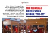 Tren penurunan risiko bencana nasional 2015-2021