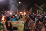 Ratusan santri ikuti pawai obor 1 Muharam