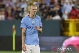 Erling Haaland sanjung rekan setimnya di City usai catat hat-trick