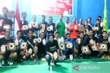 Sauqi-Yuda juarai ganda putra bulu tangkis Bupati Cup