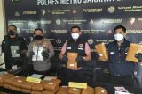 Polisi gagalkan peredaran ganja modus truk limbah