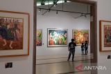 Perupa  Magelang-Yogyakarta pameran karya di kawasan Candi Borobudur