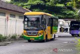 Pengguna bus perkotaan di Terminal Giwangan pada libur akhir tahun meningkat