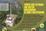 TOWER GRK setinggi 100 meter diresmikan di Bukit Kototabang