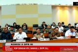 KPU paparkan RPKPU tentang pencalonan DPR-DPRD saat RDP dengan Komisi II DPR