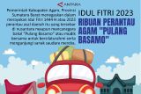 Idul fitri 2023 ribuan perantau Agam 