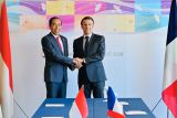 Jokowi dan Macron bahas keanggotaan FATF hingga pertahanan